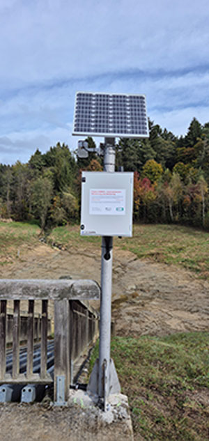 Ramon - überwachungssystem für Rückhaltebecken inkl Solarmodul